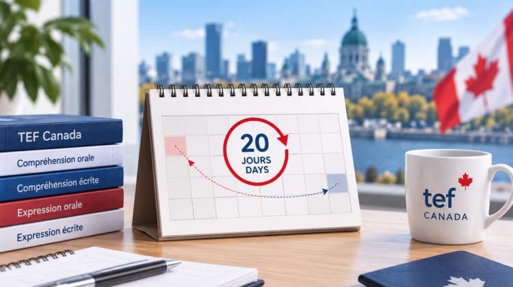 Règle des 20 jours pour repasser le TEF Canada